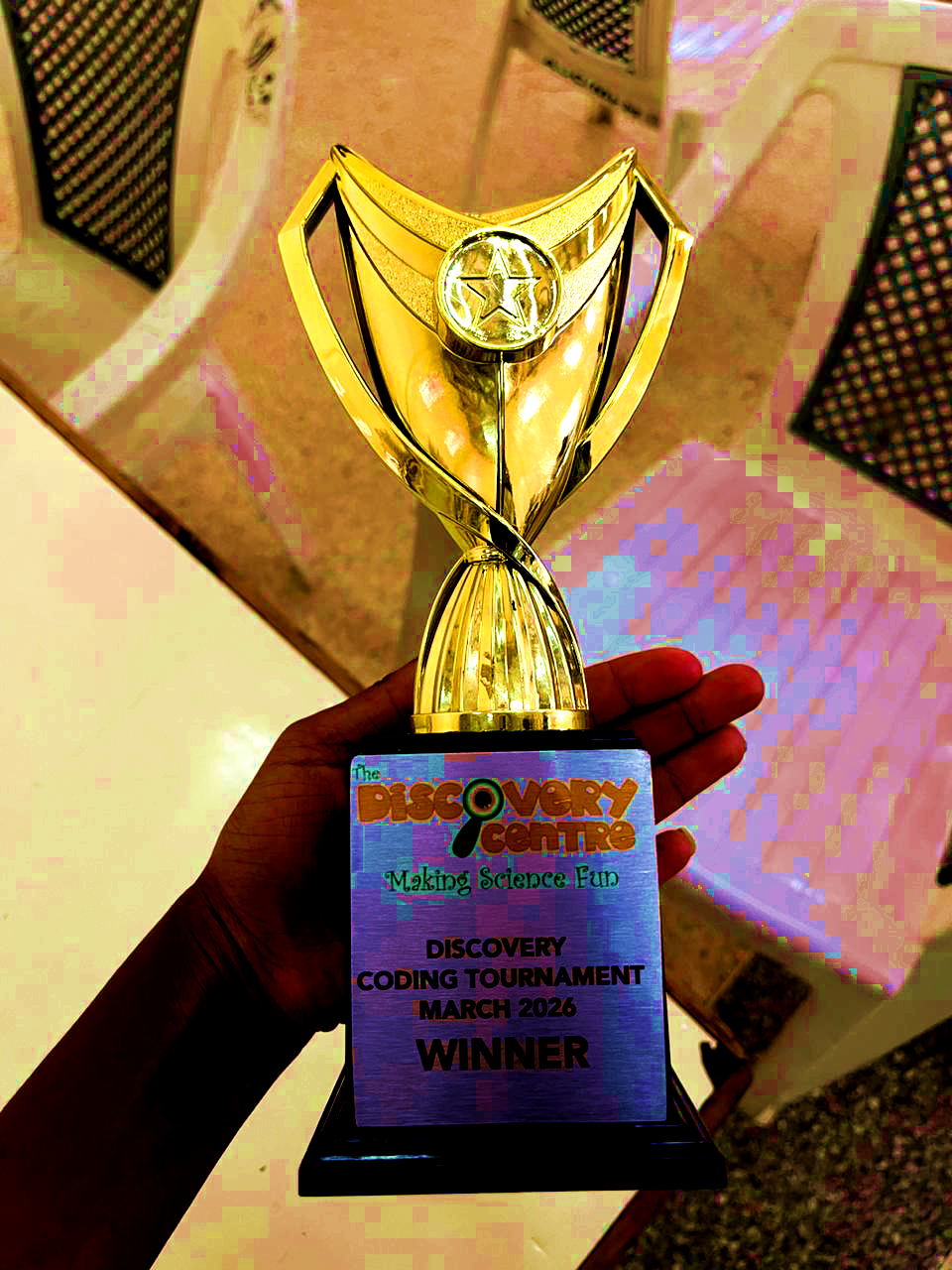 Coding Tournament trophy